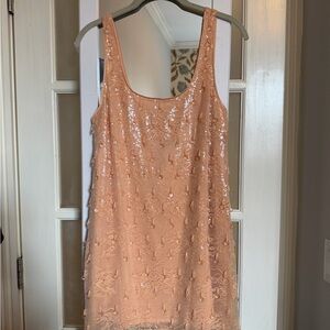 NWT Jonathan Simkhai Embellished Peach Dress